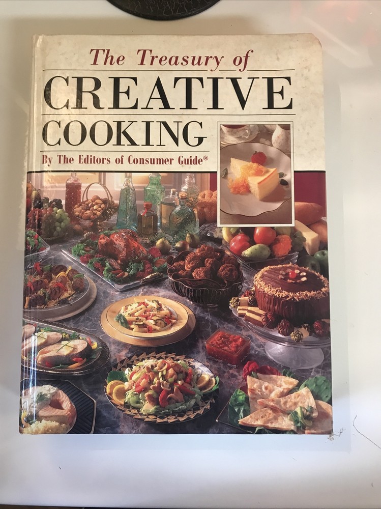 Treasury of Creative Cooking by Consumer Guide Cookbook Recipes used 588pages