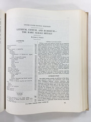1973 Unites States Mineral Resources Geological Survey Paper 820 1st Edition