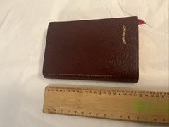 NASB Red Letter S490FBG Pocket Edition 1977 Snap Cover Bonded Leather Red Letter