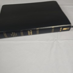 NASB Giant Print Bible, Bonded Leather Black, Red Letter, 1995 Text