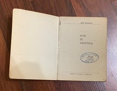 OLD ALBANIAN BOOK-VITE TE VESHTIRA-SEIT BUSHATI-1982-COMMUNISM TIME-174 Pages