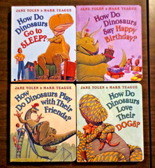 HOW DO DINOSAURS… – By Jane Yolen Lot of 4 KIDS BOARD BOOKS
