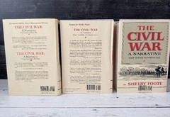The Civil War A Narrative 3 Vol Set Shelby Foote Slipcase Maps History 1958 HCDJ
