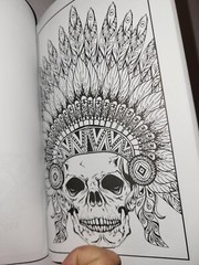 Bendon Just Add Ink Adult Tattoo Coloring Book