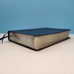 Kenneth Copeland Bible 1991 Genuine Leather Navy Blue Reference Concordance KJV