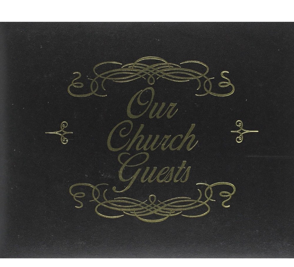 Our Church Guests: Black Bonded Leather, Gilded Page-Edges – New