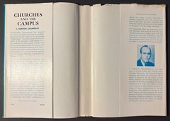 Churches And The Campus, by J. Gordon Chamberlin, The Westminster Press 1963