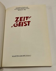 Zeitgeist: Internationale Kunstausstellung, Berlin 1982 : Martin-