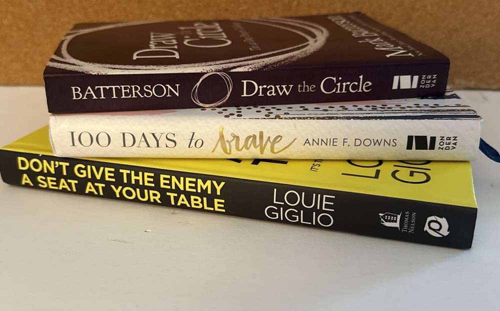 Christian Life Book Bundle: Louie Giglio, Mark Batterson, Annie F. Downs 3 Books
