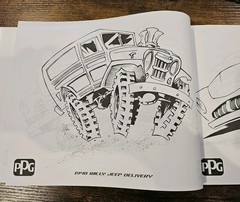 Lot Of 10 NEW- 2016 PPG Industries-Hot Rod Coloring Book- 30 Pages- CAR HOBBIEST