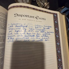 Vintage 1970s Fireside Family Edition Holy Bible (King James Version) with Salt