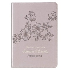 Christian Art Gifts Classic Journal Strength and Dignity Proverbs 31 Woman B…