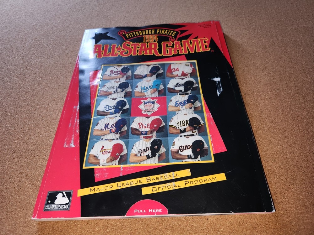 MLB 1994 ALL STAR GAME PITTSBURGH, PA OFFICIAL PROGRAM 125th Anniversary