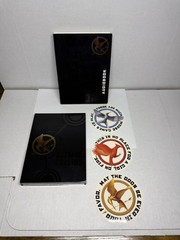 The Hunger Games Trilogy MP3 CDs Boxed Set & Stickers Suzanne Collins Audiobook