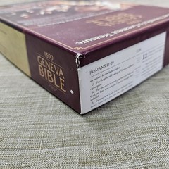 1599 Geneva Bible Black Bonded Leather New Unused w/ CD Tolle Lege Press Boxed