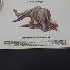 Prehistoric Animals By Peter Zallinger Childrens Book Random House Vintage 1978