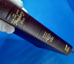 The Jack Van Impe Prophecy Bible Red Letter King James Limited Ed Gilt Pages