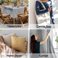 Canvas Fabric by the Yard, 59” Wide, 10Oz Premium Natural Cotton Duck Canvas Fa