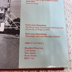 Paddle Steamers Bernard Cox Blandford Press Poole Dorsey 1979 HC DJ 1st Edition