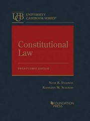 Constitutional Law – Hardcover, by Feldman Noah; Sullivan – Acceptable