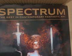 Spectrum 21-25 Art Book Lot HC Fantasy Sci-Fi Illustration John Fleskes