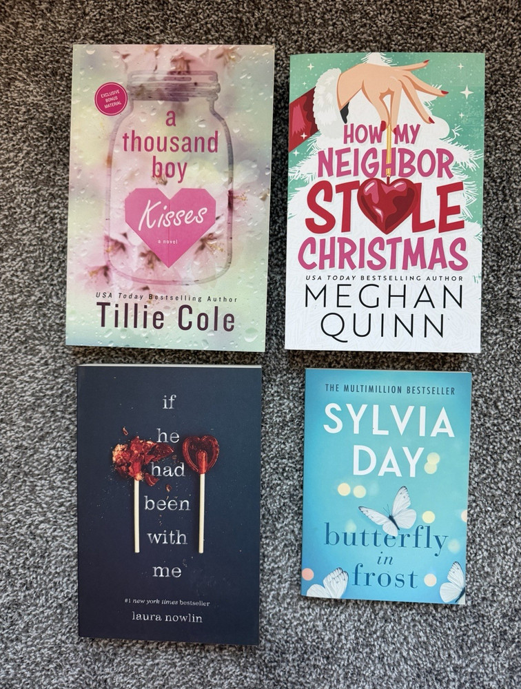 Tillie Cole, Meghan Quinn, Laura Nowlin, Sylvia Day Romance Fiction Lot