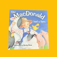 Wendy Straw Nursery Rhymes Lot of 4-Old McD, Incy Spider, 5 Ducks, Wheels on Bus