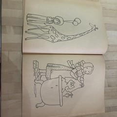 Holly Hobbie Nature Friend Coloring Book Vtg Aged Pages 1976 Slightly Distressed