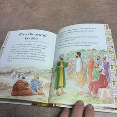 “First Bible Stories” Hardcover Children’s Book W/383 Gold Edge Pages