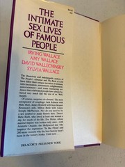 The Intimate Sex Lives of Famous People Wallace 1981 Biography Delacorte Press