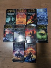 Malazan Book of the Fallen Series Complete Collection Set 1-10 by Steven Erikson