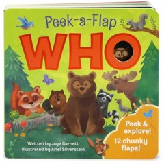 Who: Peek-a-Flap Board Book – Board book By Jaye Garnett – GOOD