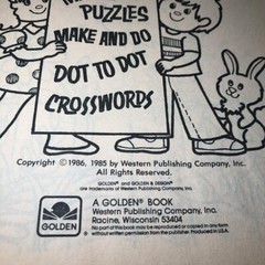 Vintage 1986 Golden Color / Activity Book So Much Fun Easter Coloring Book