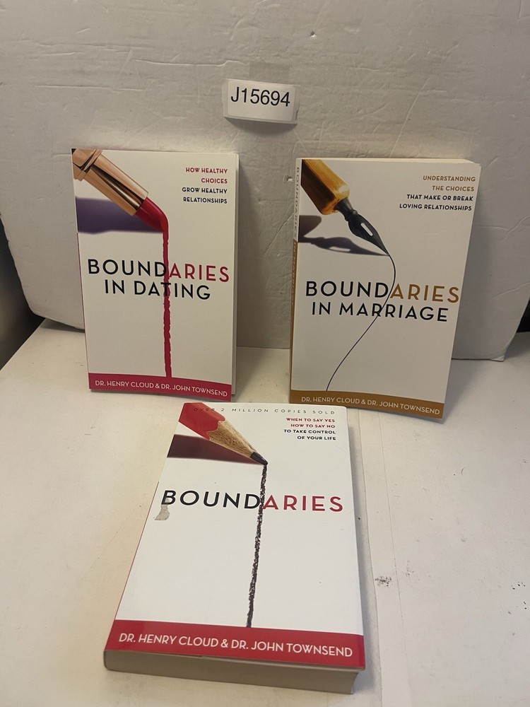 Dr. Henry Cloud Boundaries Lot Of 3 Trade Paperback Mixed Titles & Years