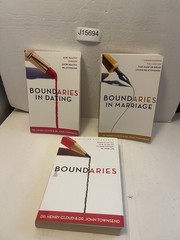 Dr. Henry Cloud Boundaries Lot Of 3 Trade Paperback Mixed Titles & Years