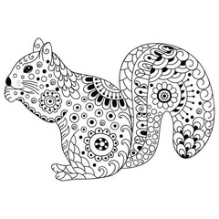 Squirrels Coloring Book for Adults and Teens 108 Pages 8.5 x 11 for All Ages