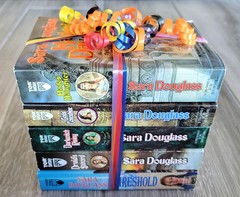 THE TROY GAME COMPLETE SERIES # 1-4 SARA DOUGLASS & THRESHOLD ALL 1ST EDITIONS