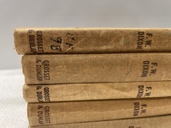 Lot of 6 Vintage Hardy Boys Books F. W. Dixon 1920s-30s-40s-50s Tweed Hardcover