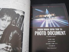 Duran Duran in Japan Book in 1984 New Romantic Arcadia Power Station Le Bon