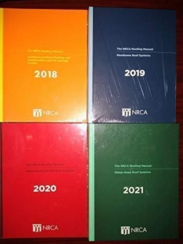 NRCA Roofing Manual – 2021 Boxed Set Hardcover – January 1, 2021