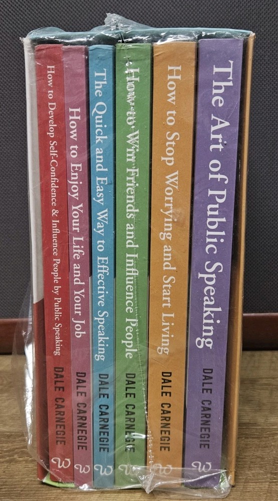 Dale Carnegie Collection 6 Books Set Non Fiction Paperback *Ripped Packaging*