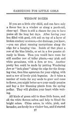 Gardening For Little Girls 1917 (154 Pages)