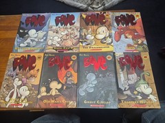 Lot Of 8 BONE Series Graphic Novel Books Jeff Smith Read Description.