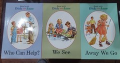 Classic Dick and Jane On The Go! 6 Classic Storybooks Inside Case Set Lot