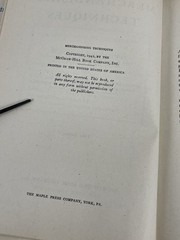 Merchandising Techniques by Edwina B Hogadone & Donald K Beckley HC 1st Ed. 1942
