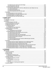 KUBOTA LX2610 LX2610SU LX3310 WORKSHOP MANUAL, BIND – FRONT & BACK – XL FOLDOUTS
