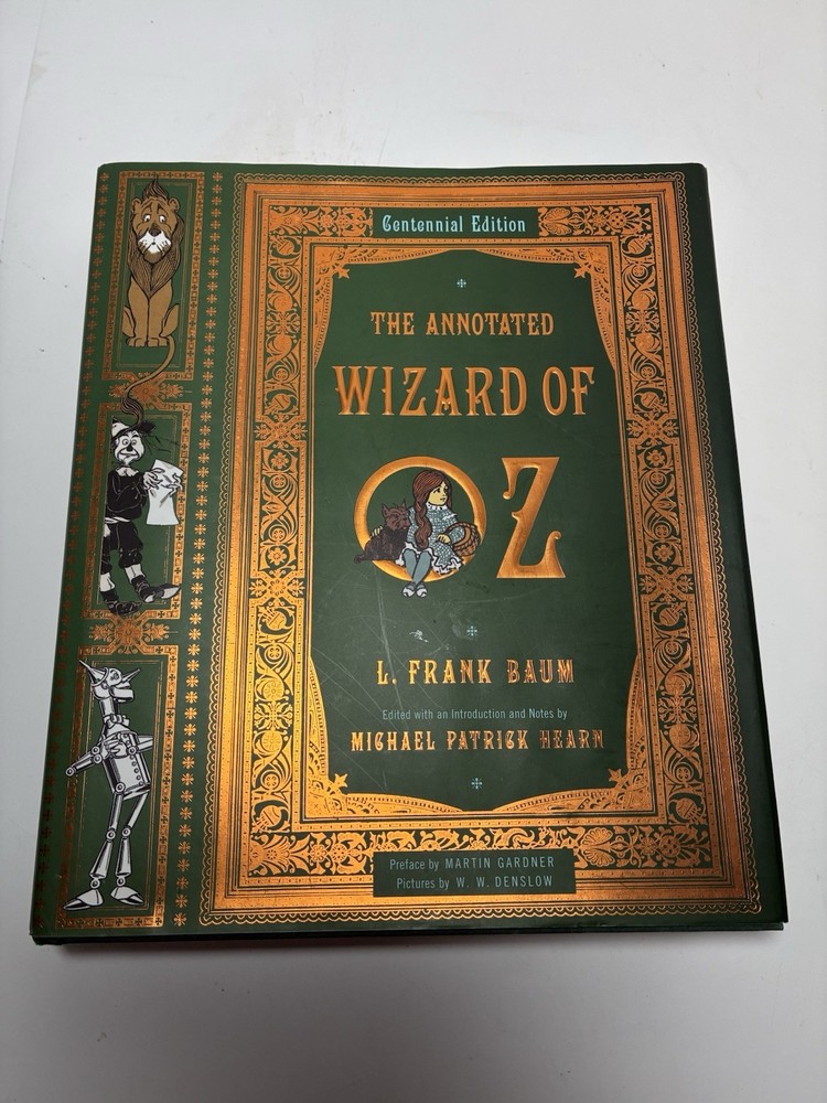 The Annotated Wizard of Oz Centennial Edition by L. Frank. Baum 2000 HC DJ EUC