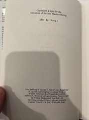 FLYING CORPS HEADQUARTERS 1914-1918 by Maurice Baring 1968 HC/DJ