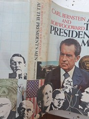 All the President’s Men Woodward Bernstein 1974 HC DJ BOMC Watergate Book