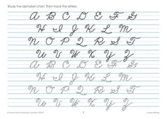 Cursive Workbook Writing Handwriting Practice Tracing Letters Ages 8 to 10